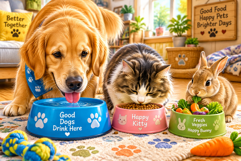Pet-Food-Water-Dishes-Dispensers Robins Nest Home