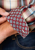 Roper 1661 Canyon Plaid (Red) - Men's Western Shirt