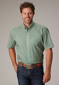 Roper 2021 Sedona Foulard (Turquoise) - Men's Short Sleeve Shirt