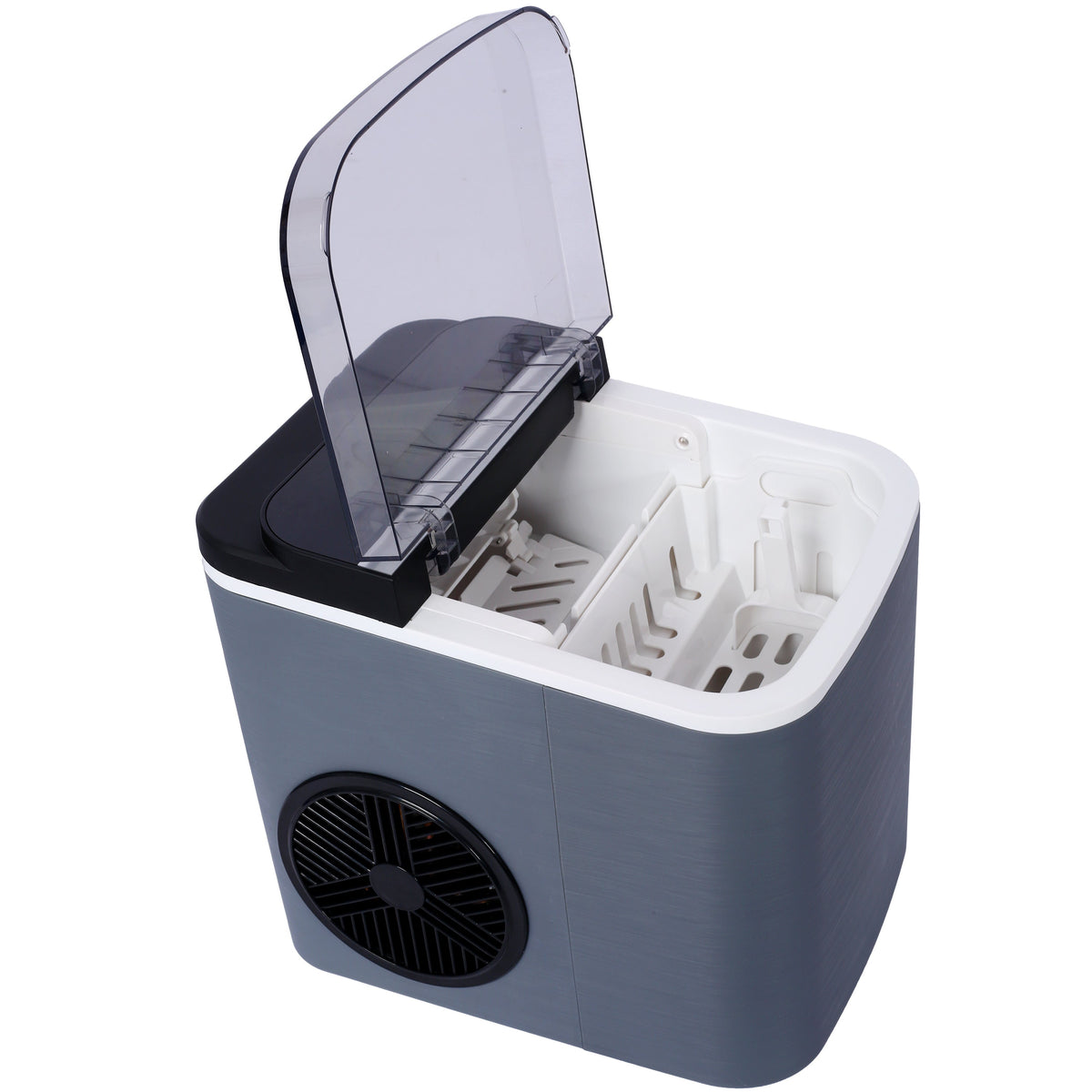Ice Maker Countertop, Portable Ice Machine, Self-Cleaning Ice Makers with Basket and Scoop, 9 Cubes in 6 Mins, 26 lbs per Day, Ideal for Home, Kitchen,ETL and FDA certificate. Montret