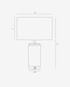 Arden USB Table Lamp