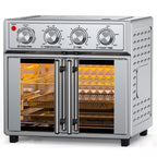 PlumChef 26QT Extra-Large French Double-Door Air Fryer Convection Toaster Oven