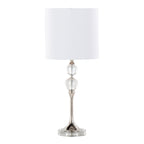 26" Contemporary Crystal Table Lamp