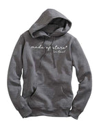 Tin Haul Script Print (Grey) - Women's Hoodie Sweatshirt