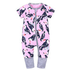 Cartoon Onesie Baby Short-sleeve Bodysuit