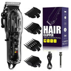 High-Power Pet Clipper With Transparent Shell & Digital Display