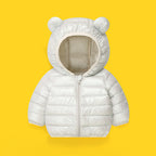 New Spring Autumn And Winter Solid-color Versatile Cotton Coat For Children