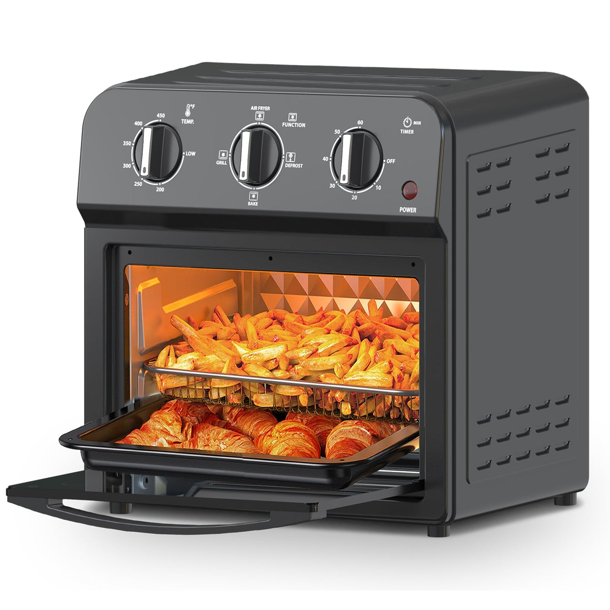Family Size Air Fryer Toaster Oven Combo, 13QT HouseOfZazla