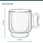 Double Wall Espresso Cups - 120ml/4oz