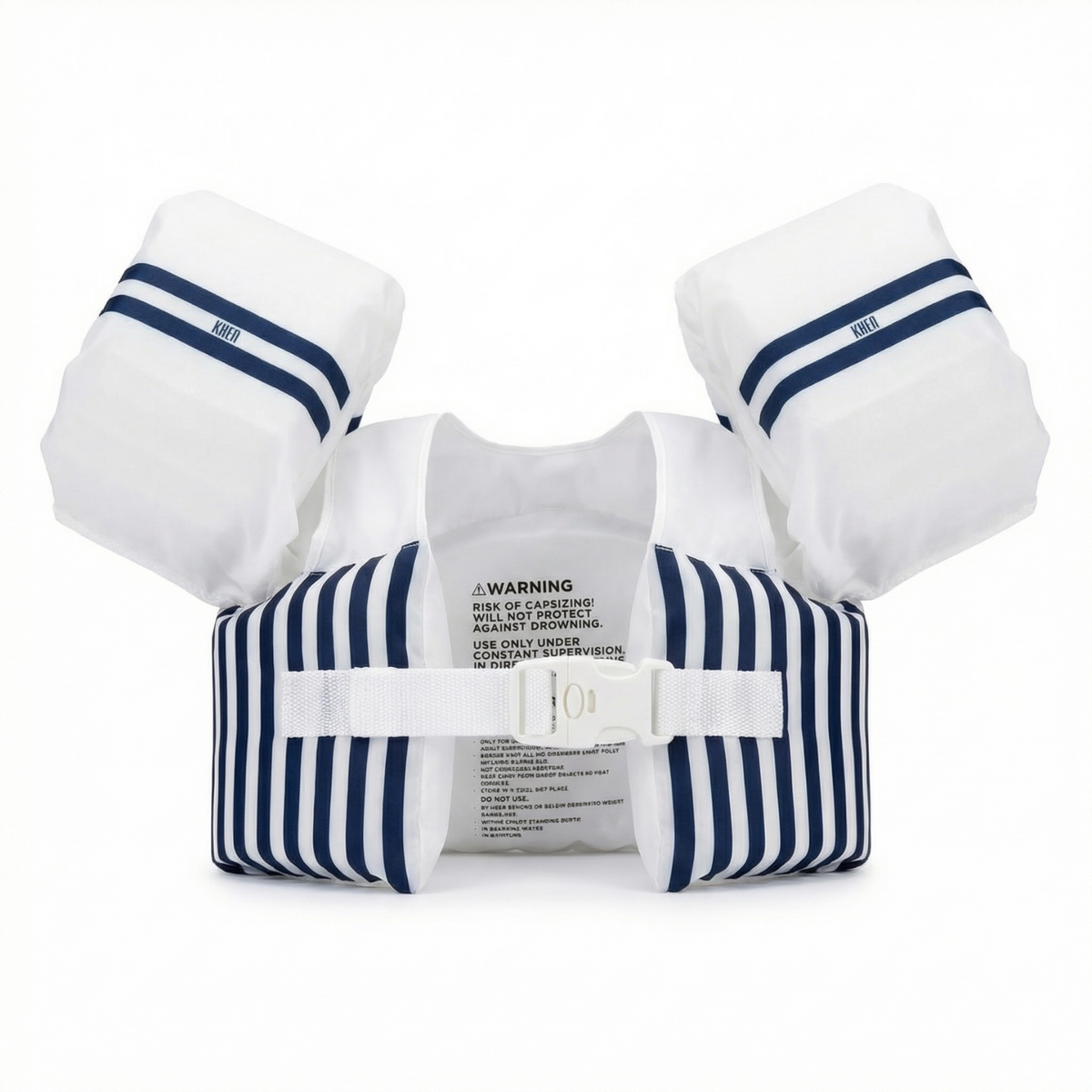 Floating Jackets with Sleeves for Pool or Beach | 1-3 Years | White & Blue
