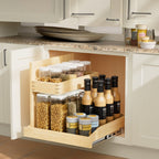 Under Sink Organizers and Storage - 2 Tier Pull Out Cabinet