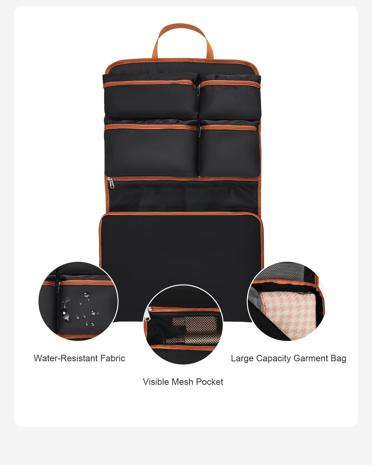 5-Piece Hardside Luggage Set with Spinner Wheels - Polypropylene HouseOfZazla