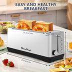 4-Slice Extra Wide Long Slot Toaster