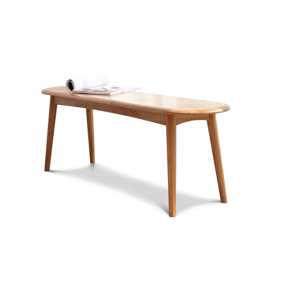 Natural Oak Veneer Dining Table