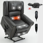 Power Lift Recliner Chair With Heat & Massage Features