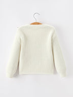Winter Christmas Girls Pullover Sweater Rylee Faith Designs