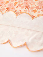 Thanksgiving Turkey Floral Lace Ruffle Girls Dress