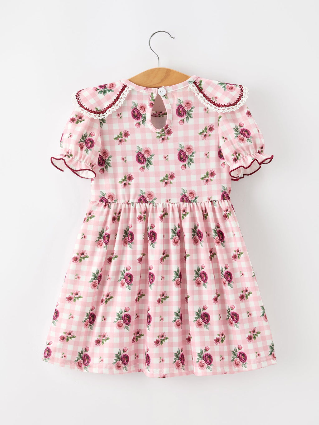 Fall Toddler Girls Vintage Smocked Floral Dress Rylee Faith Designs