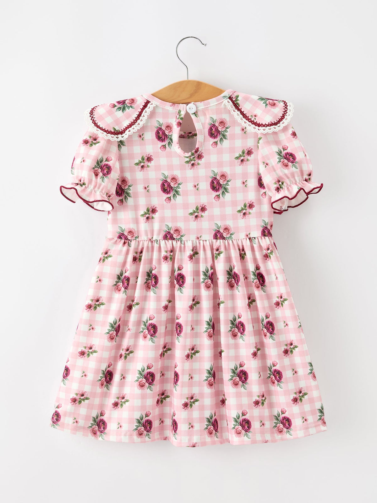 Fall Toddler Girls Vintage Smocked Floral Dress Rylee Faith Designs