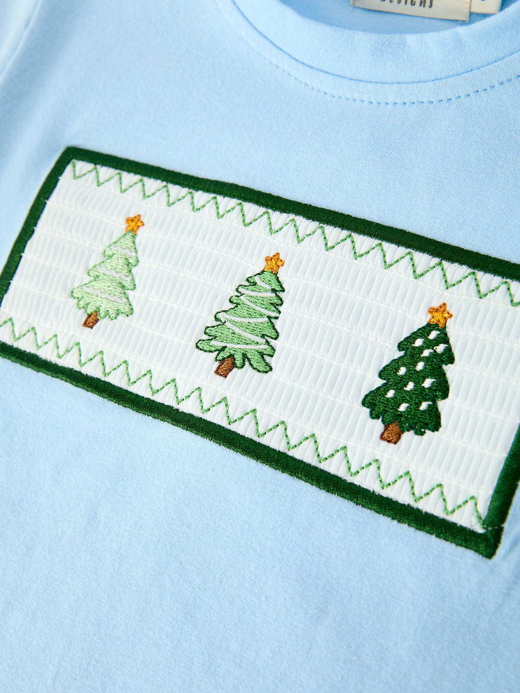 Christmas Boys Christmas Tree Embroidered Long Sleeve Top & Pants Set Rylee Faith Designs