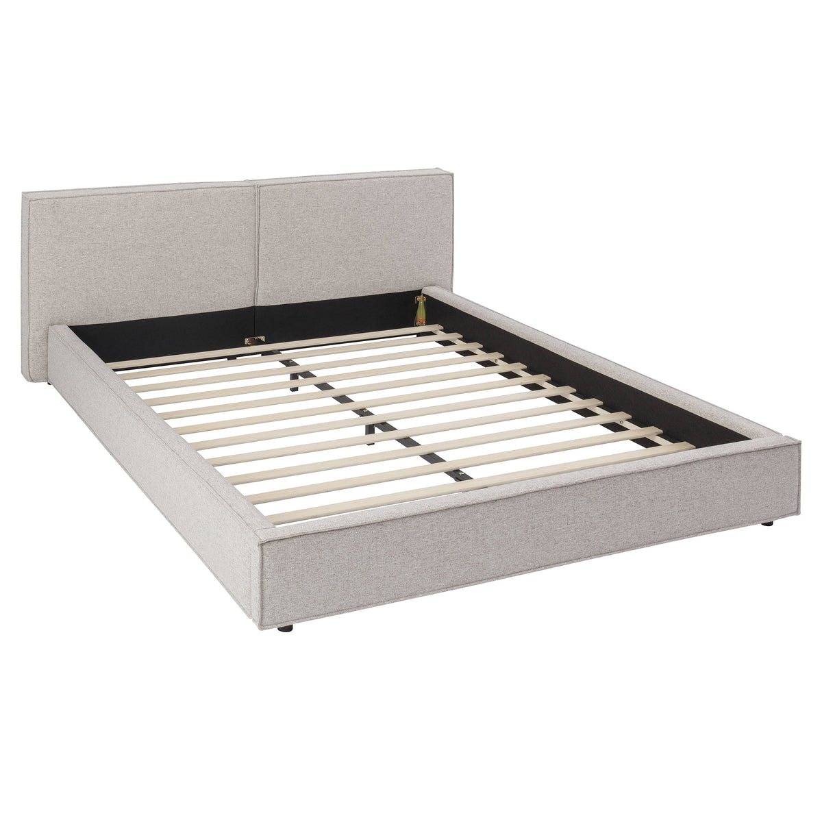 Modern Tufted Queen Size Upholstered Platform Bed Frame HouseOfZazla