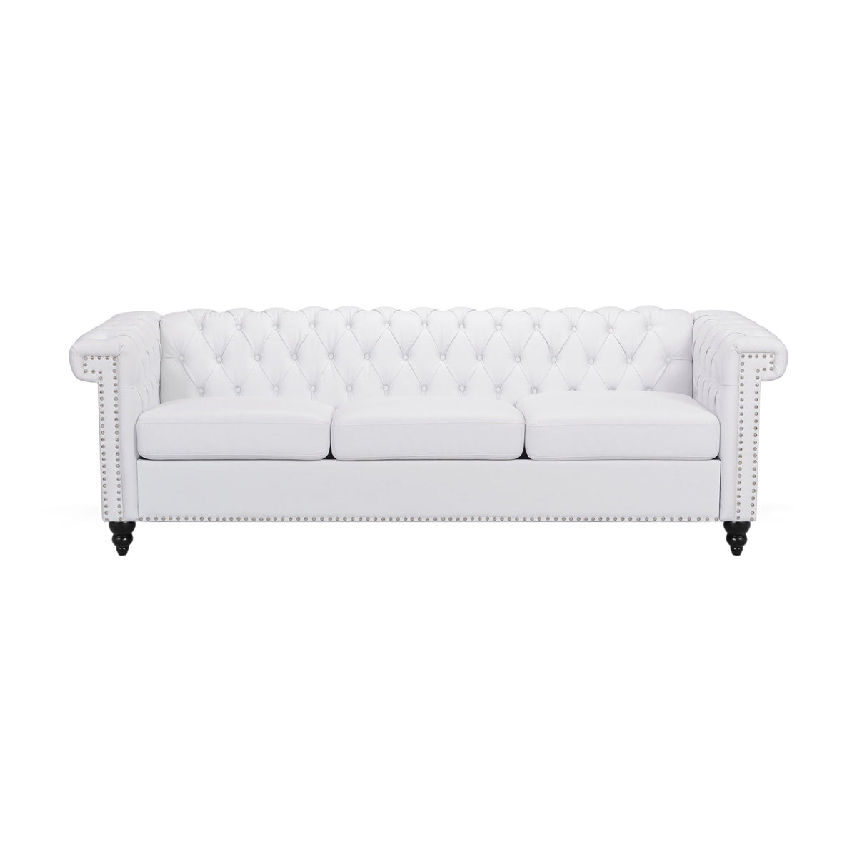 Chesterfield Style 3 Seater Sofa with Deep Button Tufting - Multiple Colors HouseOfZazla