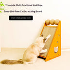 Wear-resistant Sisal Cat Scratcher Bed, Anti-shedding & Furniture Protection