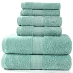 Cotton absorbent towel set of 3 pieces and 6 pieces