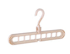 Plastic Clothes Hanger with Storage Hook