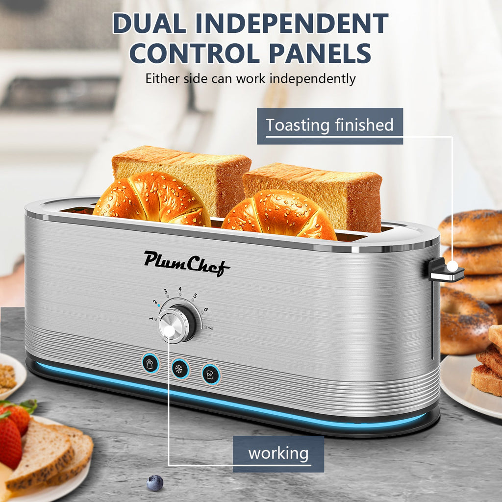 Stainless Steel 4-Slice Toaster