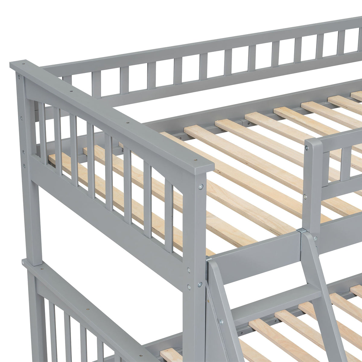 Convertible Storage Bunk Bed with Drawers - Twin Over Full HouseOfZazla