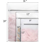 3-Pack: Durable Honeycomb Mesh Laundry Bags