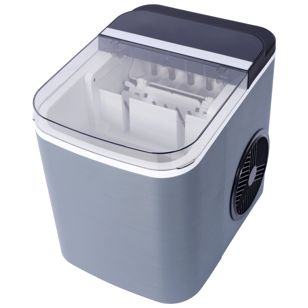 Ice Maker Countertop, Portable Ice Machine, Self-Cleaning Ice Makers with Basket and Scoop, 9 Cubes in 6 Mins, 26 lbs per Day, Ideal for Home, Kitchen,ETL and FDA certificate. Montret