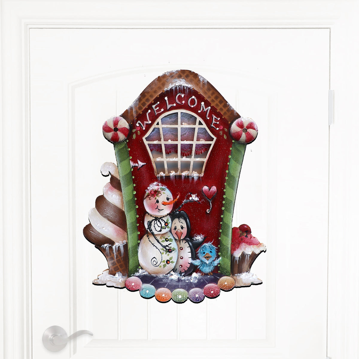 A Season of Sweet Christmas Holiday Door Decor by Jamie Mills-Price - Christmas Decor - 8611079H-MP G.DeBrekht