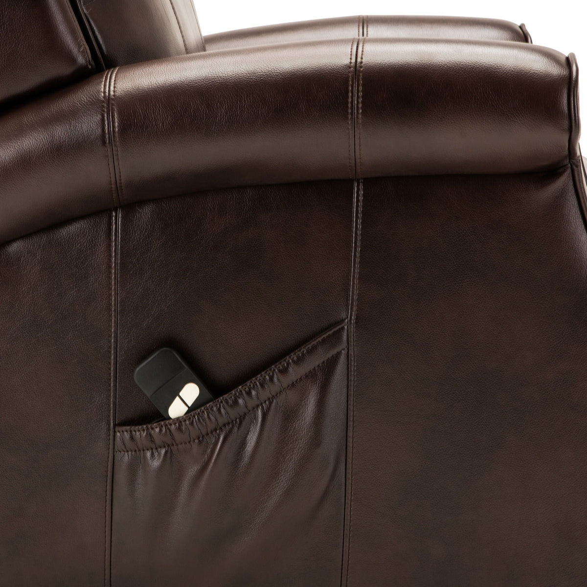 Electric Lift Chair with Recline Function - Blue, Red, or Dark Brown HouseOfZazla