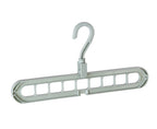 Plastic Clothes Hanger with Storage Hook