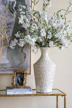 D9.8x19.7" Decorative Paper Powder Vase with Tapered Design
