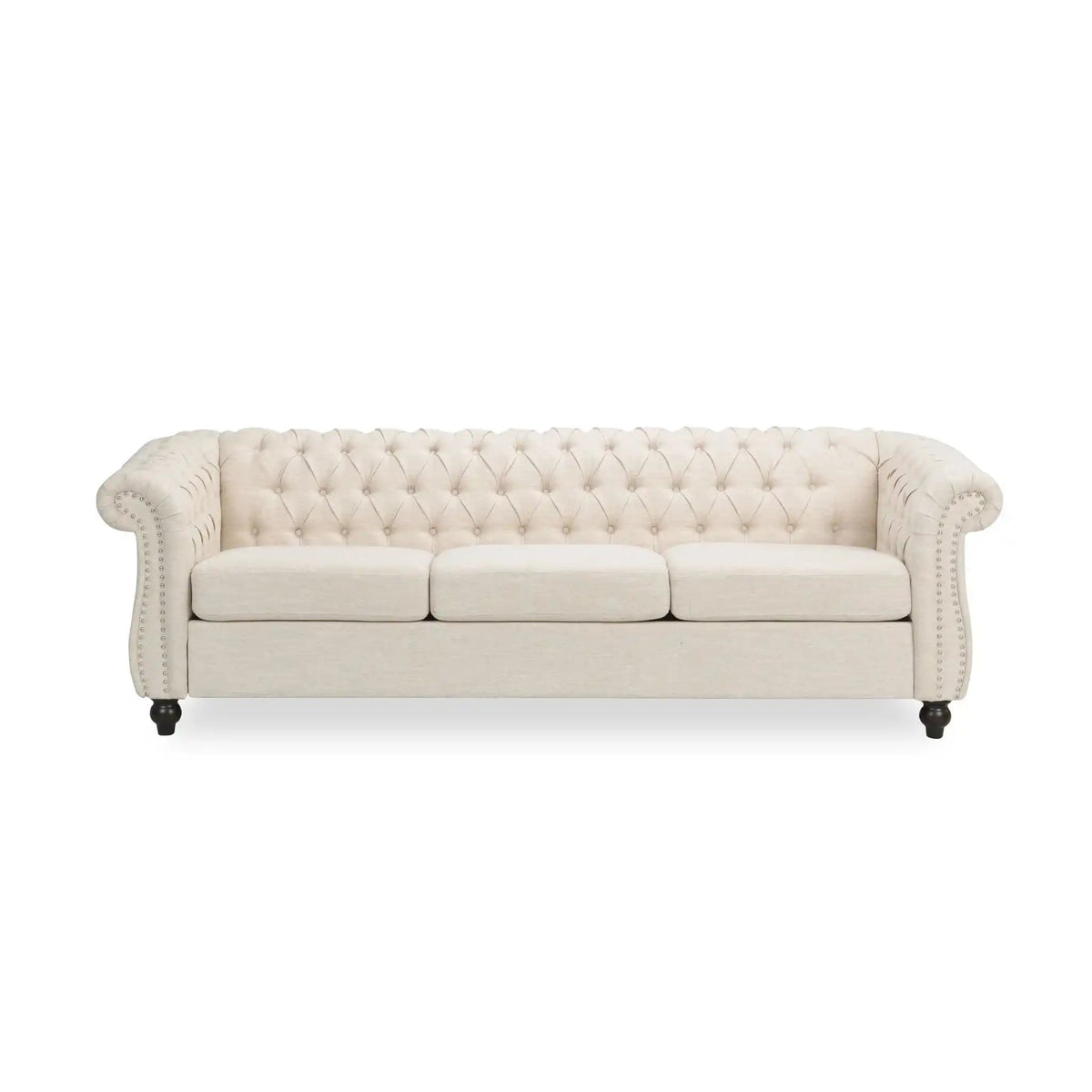 Chesterfield Style 3 Seater Sofa with Deep Button Tufting - Multiple Colors HouseOfZazla