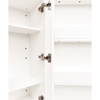 White Corner Kitchen Pantry Cabinet