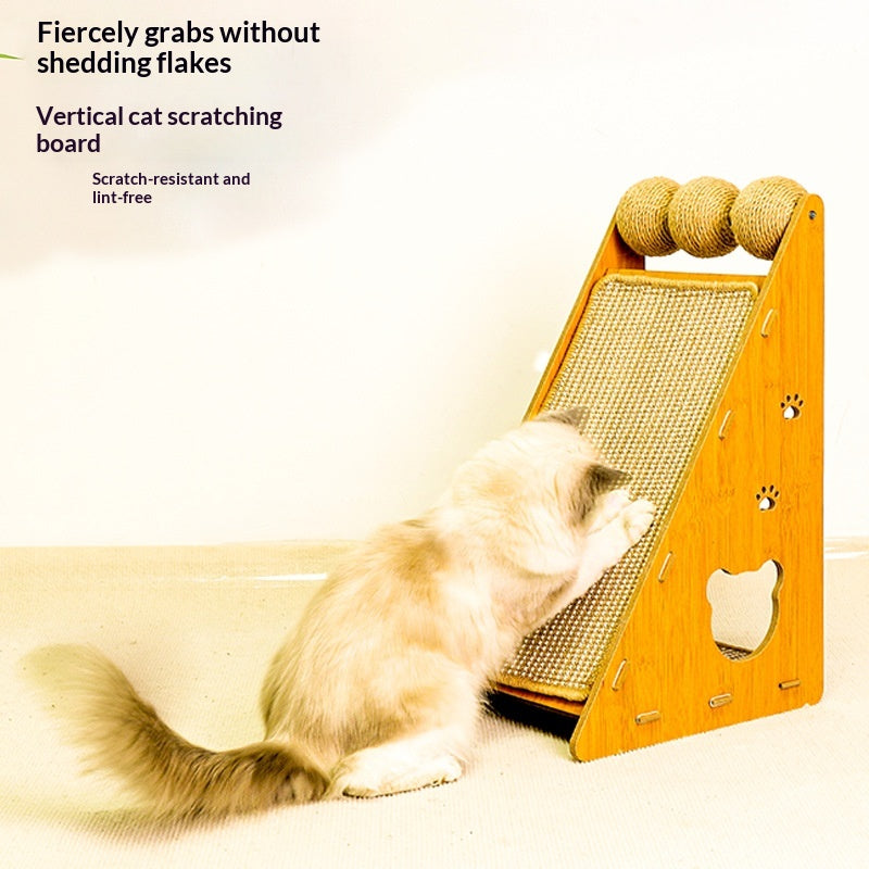 Wear-resistant Sisal Cat Scratcher Bed, Anti-shedding & Furniture Protection