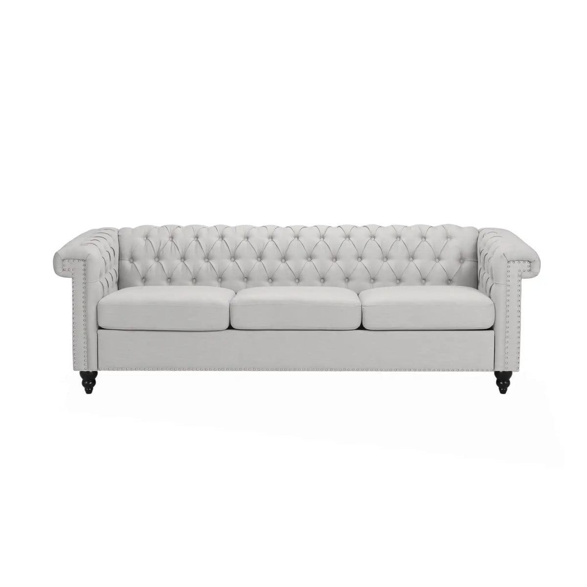 Chesterfield Style 3 Seater Sofa with Deep Button Tufting - Multiple Colors HouseOfZazla