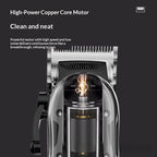 High-Power Pet Clipper With Transparent Shell & Digital Display