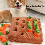 Carrot Dog Toy, Snuffle Mat For Dogs Toy Carrot, Interactive Carrots Dog Plush Puzzle Toys,Carrot Garden Dog,Dog Carrot Toys Pet Stress Relief With 12 Carrots