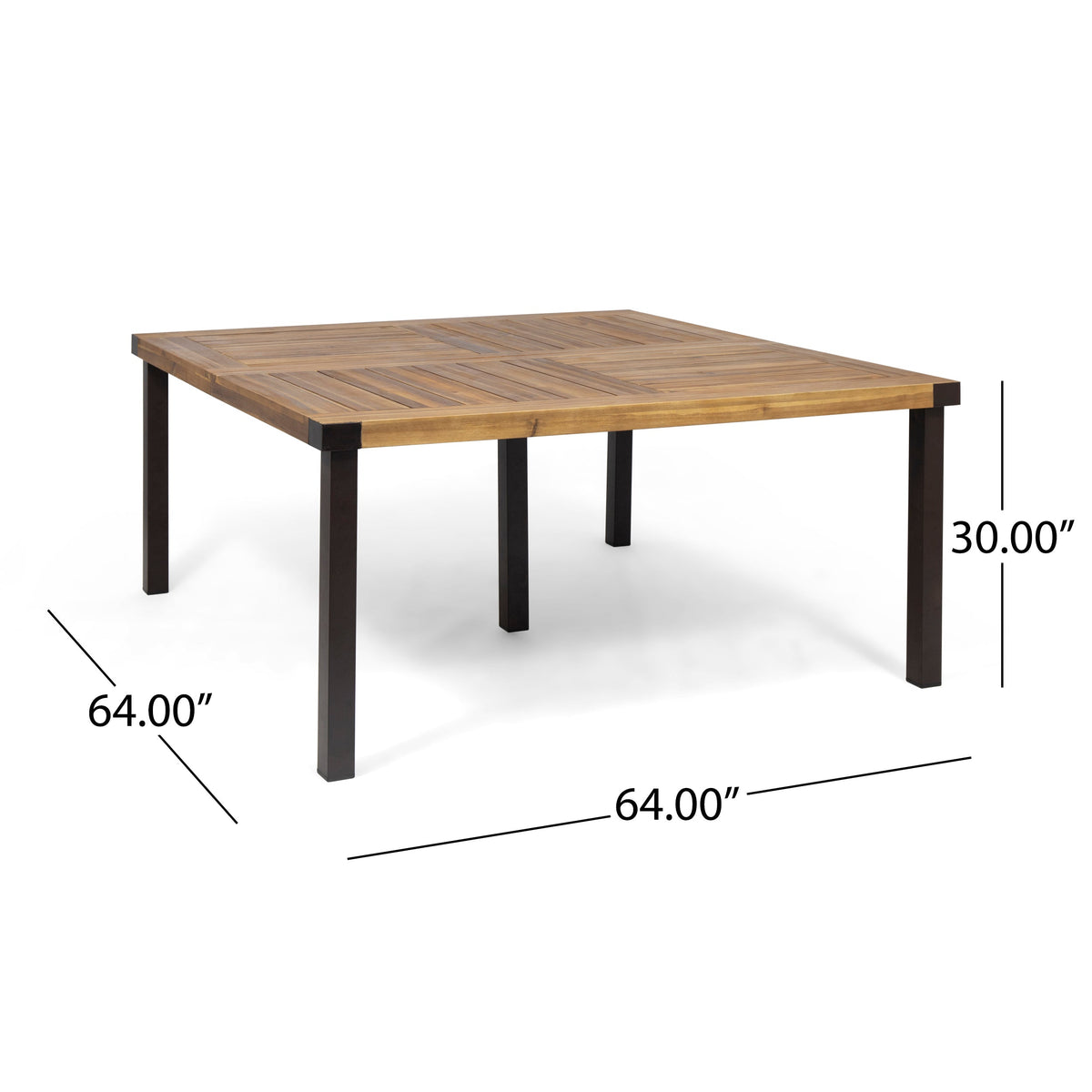 9-Piece Acacia Wood Outdoor Patio Dining Set HouseOfZazla