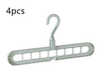 Plastic Clothes Hanger with Storage Hook
