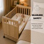 Solid Wood Baby Bassinet