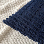 18"x18" tufted dot corduroy throw pillow 16 colors soft 3d dotted texture  450g insert included