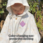 Color-changing UV-protection Cape Baby Sun-protective Garment