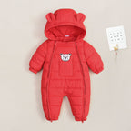 Outdoor One-piece Jumpsuit Set Cotton-padded Jacket