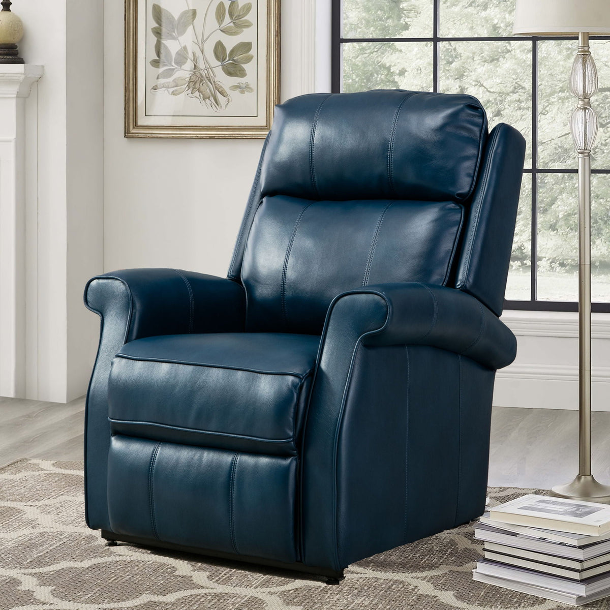 Electric Lift Chair with Recline Function - Blue, Red, or Dark Brown HouseOfZazla